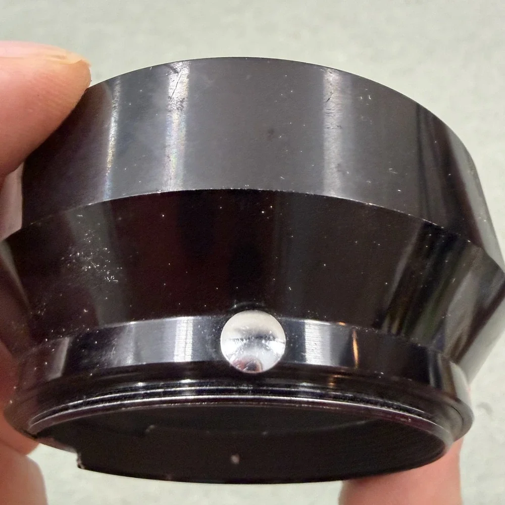 Genuine Nikon F Nikkor-Auto 50mm f/1.4 Snap-on Rigid Metal Lens Hood